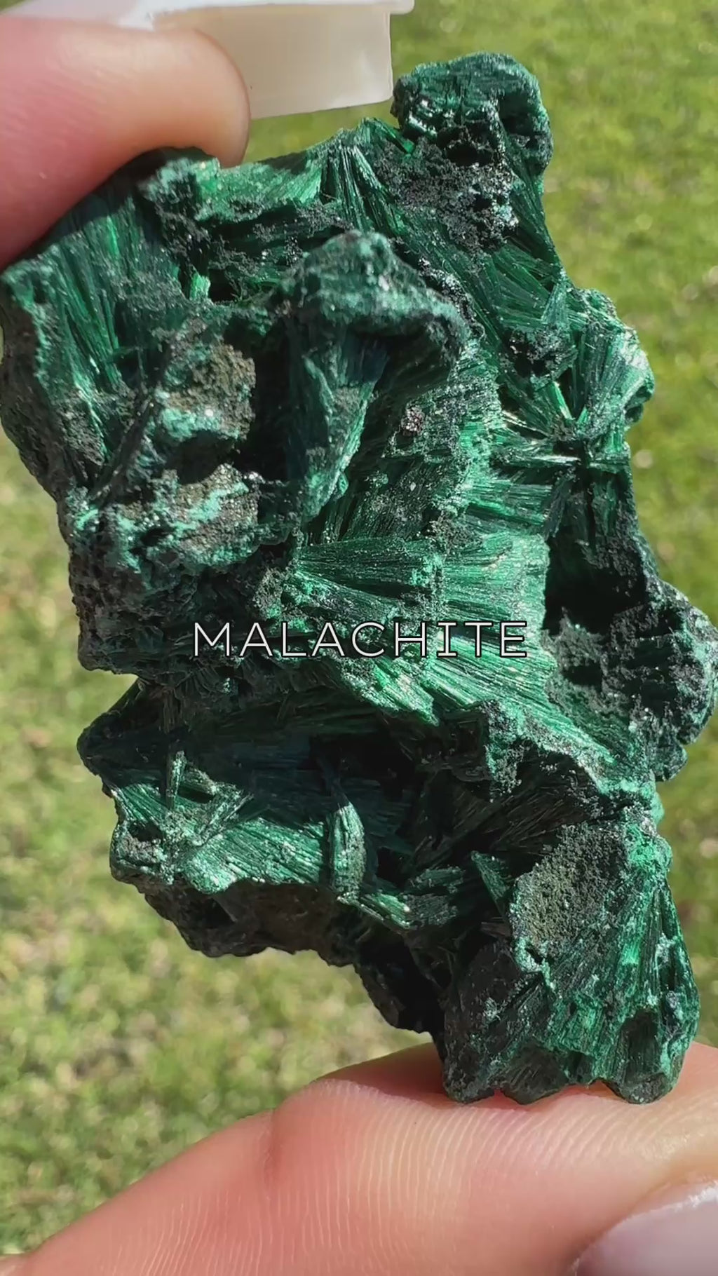 Fibrous Malachite